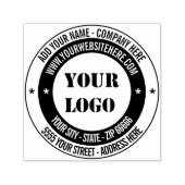 Tampon Auto-encreur Couleurs d'adresse de logo personnalisées Autonomi (Design)