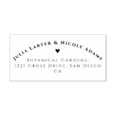 Tampon Auto-encreur Couronne de fleurs d'orchidées sauvages roses viol (Design)