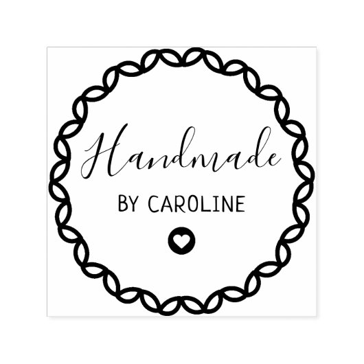 Tampon Auto-encreur courroie géométrique (Design)