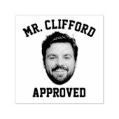 Tampon Auto-encreur Créer Un Fantaisie Personnalisé Approbation De L'E (Design)