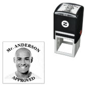 Tampon Auto-encreur Créer Une Approbation Personnalisée De Professeur (En situation)