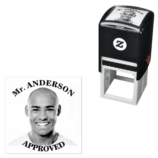 Tampon Auto-encreur Créer Une Approbation Personnalisée De Professeur (En situation)