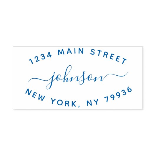 Tampon Auto-encreur Créez votre propre adresse de retour moderne (Design)