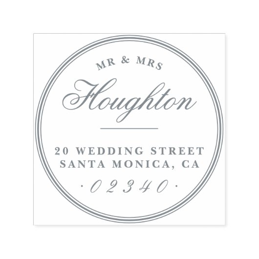 Tampon Auto-encreur Créez votre propre adresse de retour personnalisée (Design)