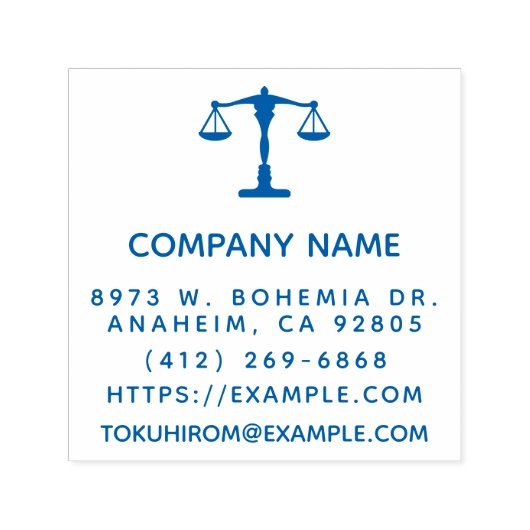 Tampon Auto-encreur Créez votre propre cabinet d'avocats (Design)