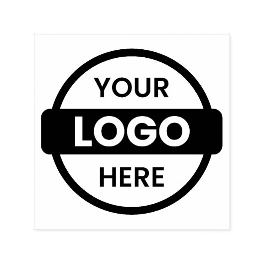 Tampon Auto-encreur Créez votre propre logo d'entreprise personnalisé (Design)