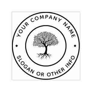 Tampon Auto-encreur Créez votre propre logo d'entreprise personnalisé 