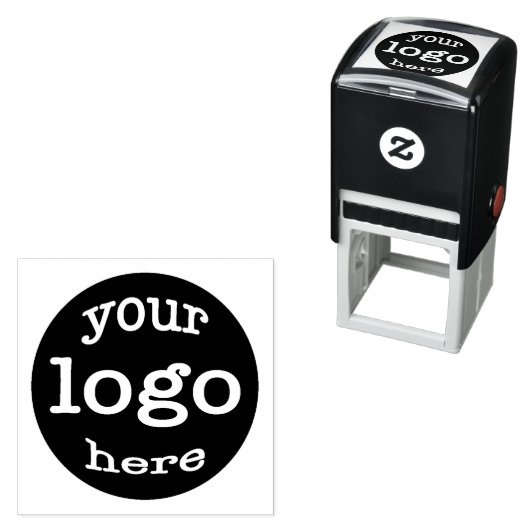 Tampon Auto-encreur Créez votre propre logo d'événement d'entreprise p (En situation)