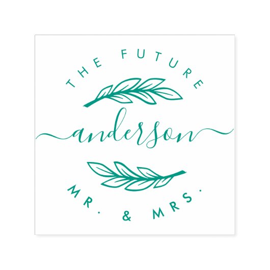 Tampon Auto-encreur Créez Votre Propre Personnalisé Moderne "Futur Mr (Design)