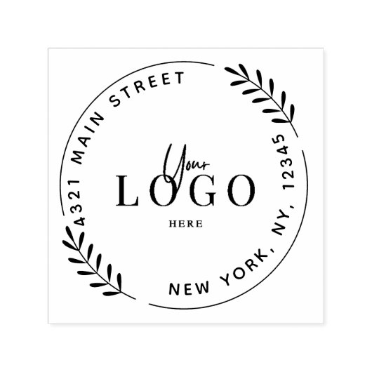 Tampon Auto-encreur Créez votre propre ronde moderne (Design)