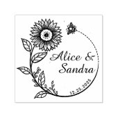 Tampon Auto-encreur Créez votre propre ronde moderne (Design)