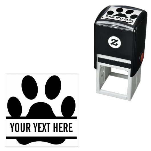 Tampon Auto-encreur Créez votre propre timbre en caoutchouc Empreinte  (En situation)