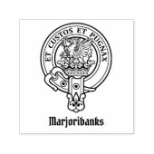 Tampon Auto-encreur Crest Clan Marjoribanks (Design)