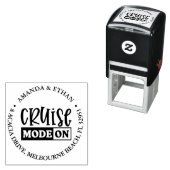 Tampon Auto-encreur Croisière Nautique Sur Le Thème (En situation)