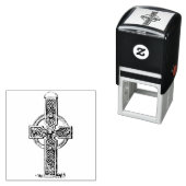 Tampon Auto-encreur croix céleste (En situation)