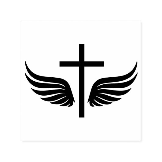 Tampon Auto-encreur Croix chrétienne (Design)