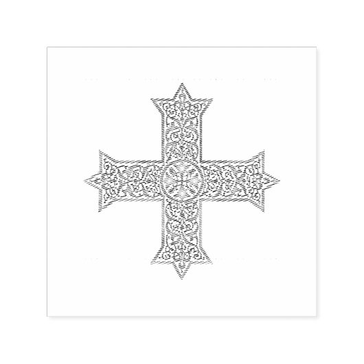 Tampon Auto-encreur Croix copte (Design)