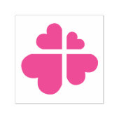 Tampon Auto-encreur Croix de cœurs (Design)
