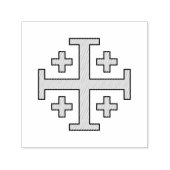 Tampon Auto-encreur Croix de Jérusalem (Design)