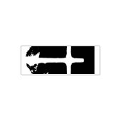 Tampon Auto-encreur Cross of Light Jesus Christ Customizable Christian (Design)