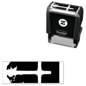 Tampon Auto-encreur Cross of Light Jesus Christ Customizable Christian (En situation)
