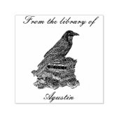 Tampon Auto-encreur Crow Automatic Stamp In The Library (Design)