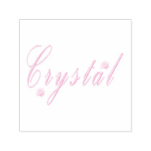 Tampon Auto-encreur Crystal Girls Nom Logo,