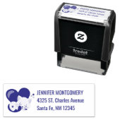 Tampon Auto-encreur Cuite Kitty Chat animal Dormir (En situation)