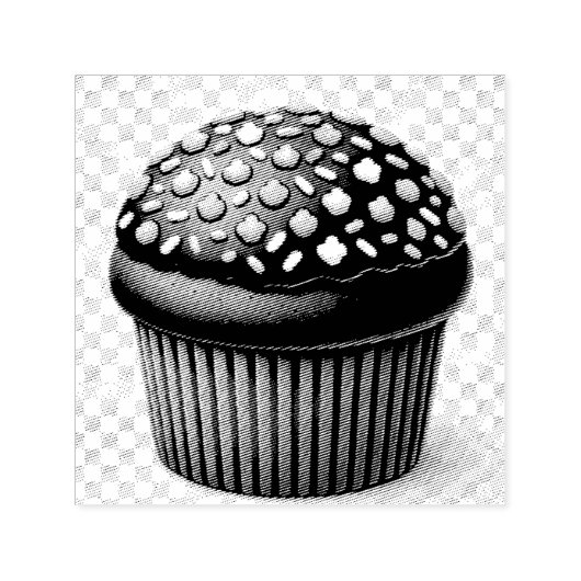 Tampon Auto-encreur Cupcake (Design)