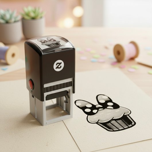 Tampon Auto-encreur Cupcake Self-inking Stamp