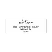 Tampon Auto-encreur Custom Address Personalized  (Design)