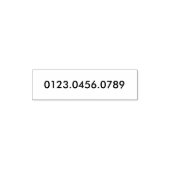 Tampon Auto-encreur Custom Business Account Number (Design)