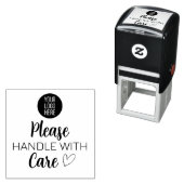 Tampon Auto-encreur Custom Business Stamp – Please Handle With Care (En situation)