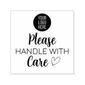 Tampon Auto-encreur Custom Business Stamp – Please Handle With Care (Design)