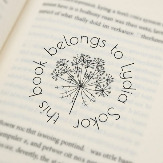 Tampon Auto-encreur Custom Home Library