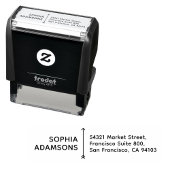Tampon Auto-encreur Custom Name & Address | Modern Self Addressed 