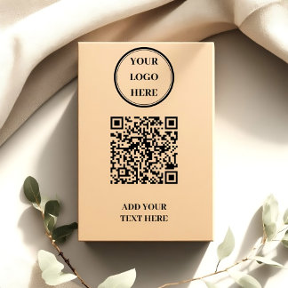 Tampon Auto-encreur Custom QR Code & Logo Self-Inking Stamp