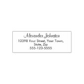 Tampon Auto-encreur Custom Script Return Address Personalized Self (Design)