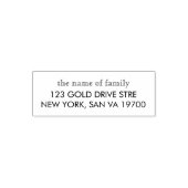 Tampon Auto-encreur Custom Self Inking Stamp – Personalized Address St (Design)