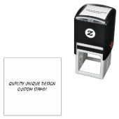 Tampon Auto-encreur custom stamp (En situation)