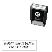 Tampon Auto-encreur custom stamp (En situation)