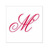 Tampon Auto-encreur Customizable Personalized Stylish Monogram (Design)