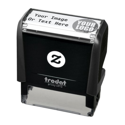 Tampon Auto-encreur Customizable Rubber Stamp Business Logo (Produit)
