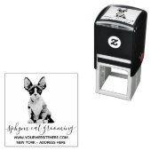 Tampon Auto-encreur Cute animal Sphynx Cat Groomer (En situation)