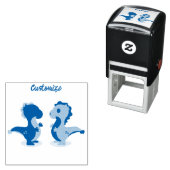 Tampon Auto-encreur Cute Dinosaur Paire Thunder_Cove (En situation)