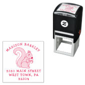 Tampon Auto-encreur Cute écureuil (En situation)