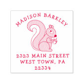 Tampon Auto-encreur Cute écureuil (Design)