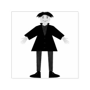 Tampon Auto-encreur Cute Vampire Halloween