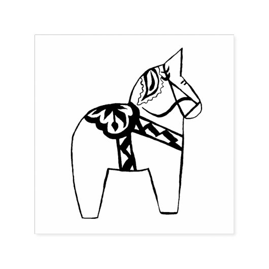 Tampon Auto-encreur Dala Horse (Design)