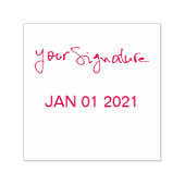 Tampon Auto-encreur Date de signature personnalisée (Design)